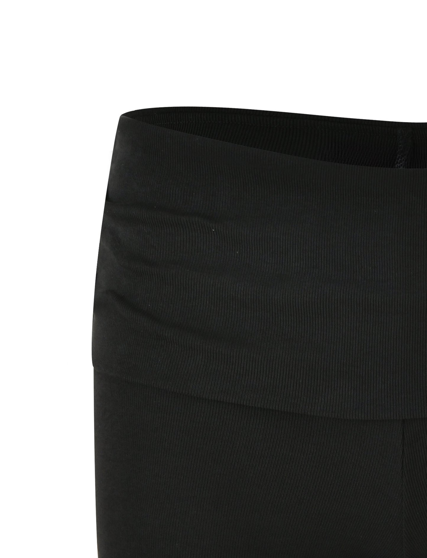 KARINA RIB SHORT - BLACK