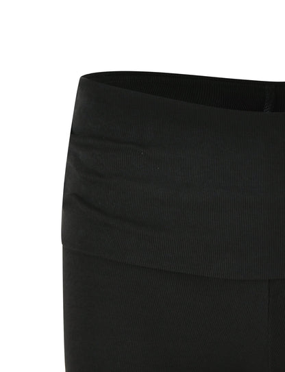 KARINA RIB SHORT - BLACK