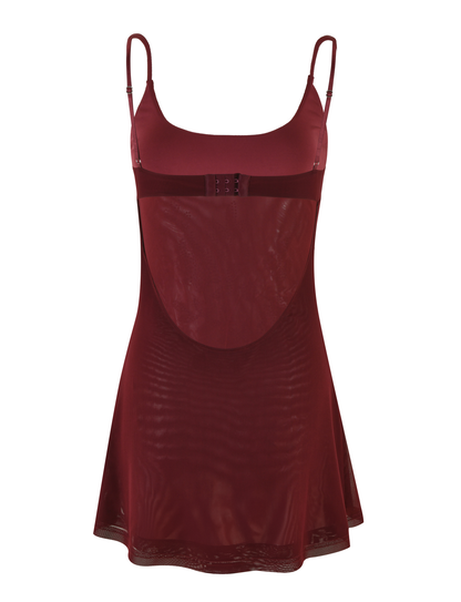 OCTAVIA DRESS - PURPLE : WINE