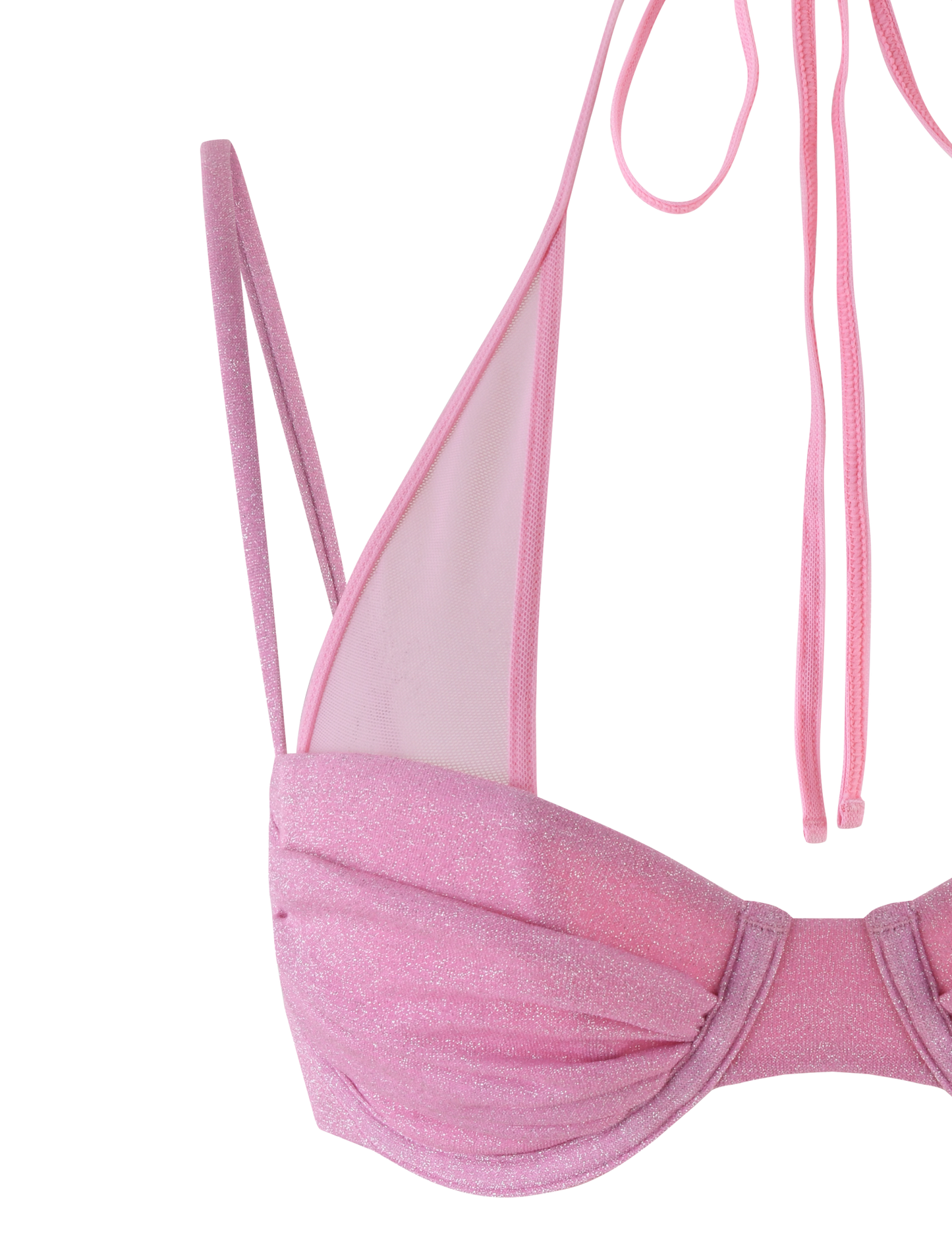 ELLISON BIKINI TOP - PINK : BABY PINK