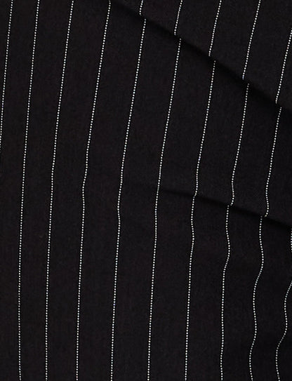 TAMARA PANT - BLACK : PINSTRIPE