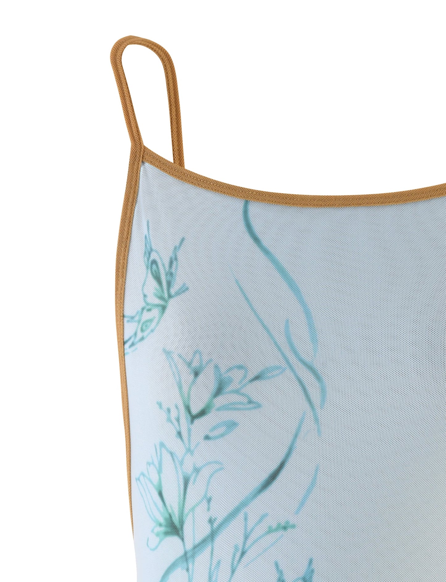 ELVERA TOP - BLUE : GRADIENT FLORAL