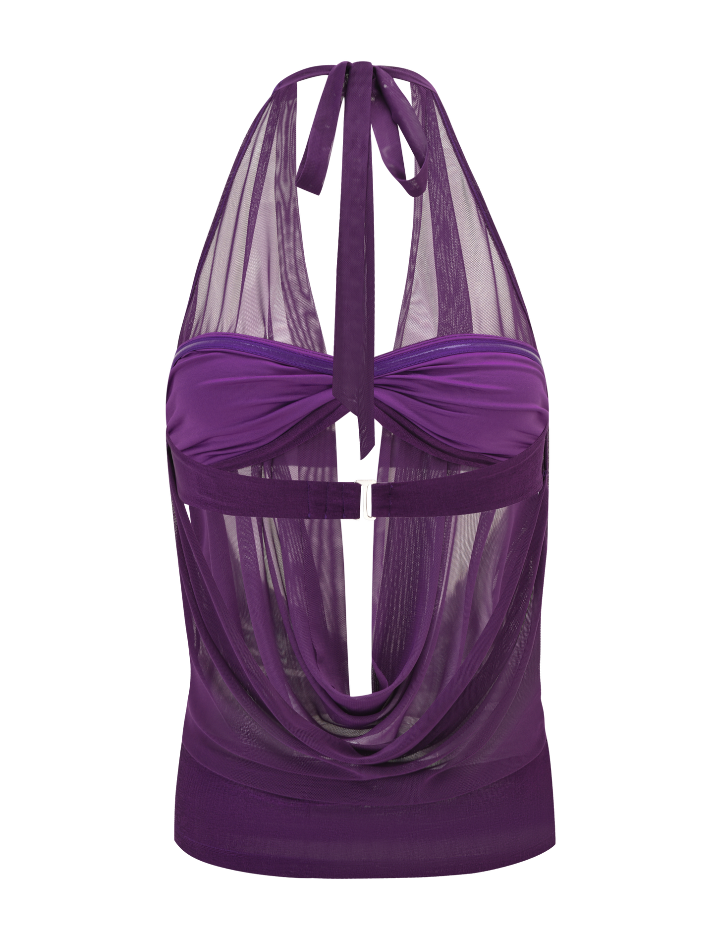 MAKENA TWO-PIECE TOP - PURPLE
