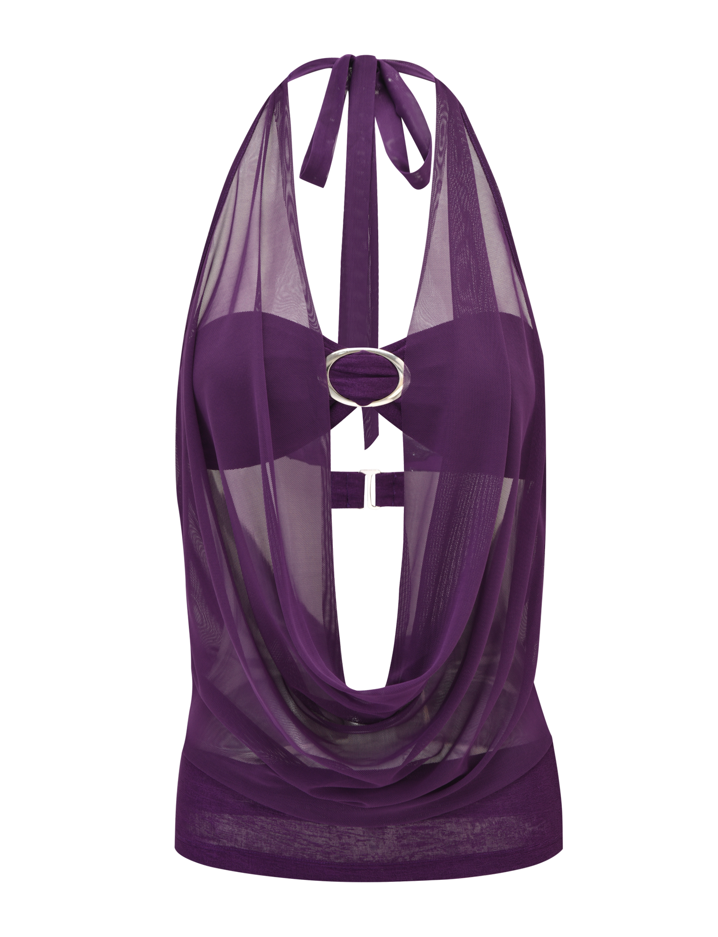 MAKENA TWO-PIECE TOP - PURPLE