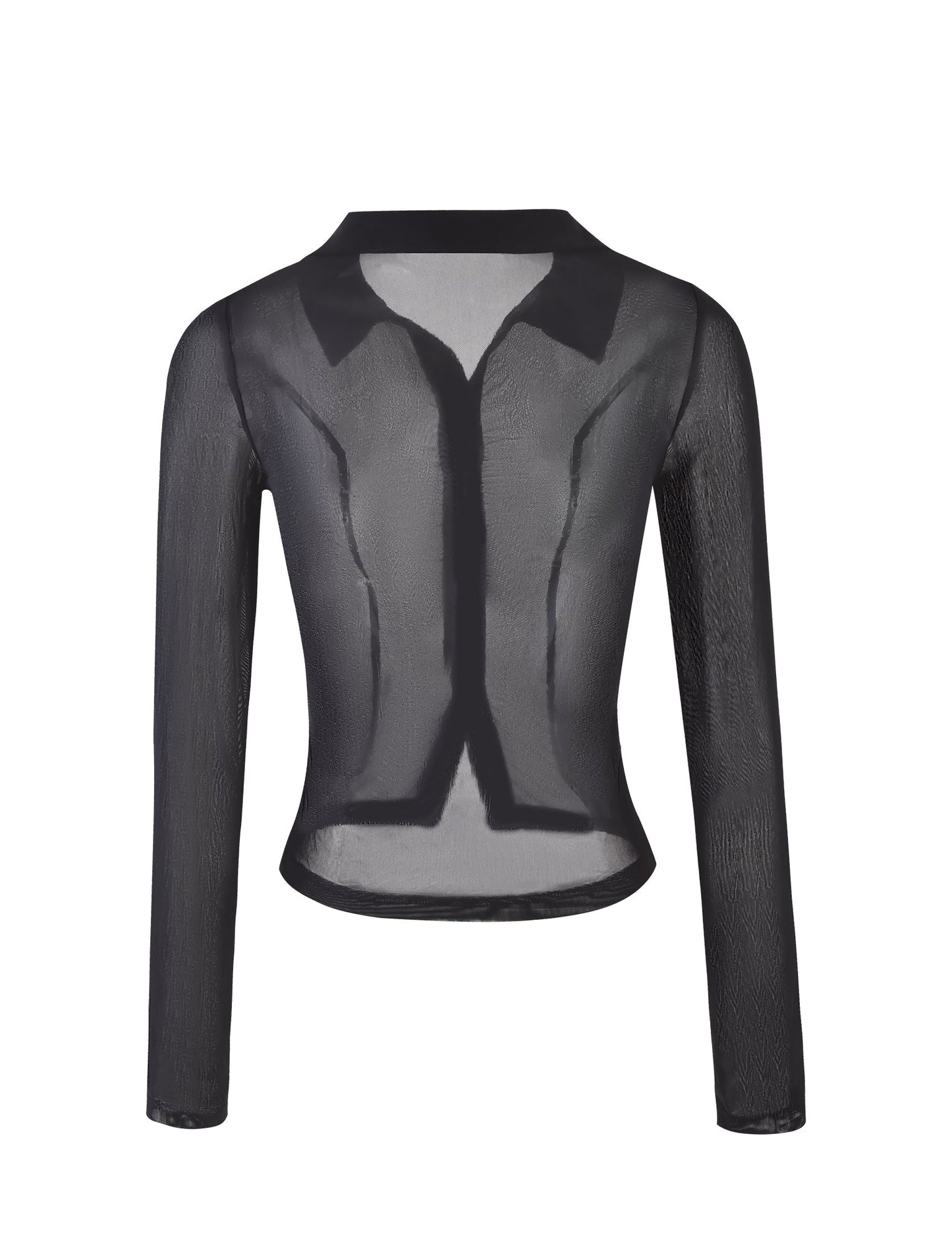 AHLING LONG SLEEVE TOP - BLACK
