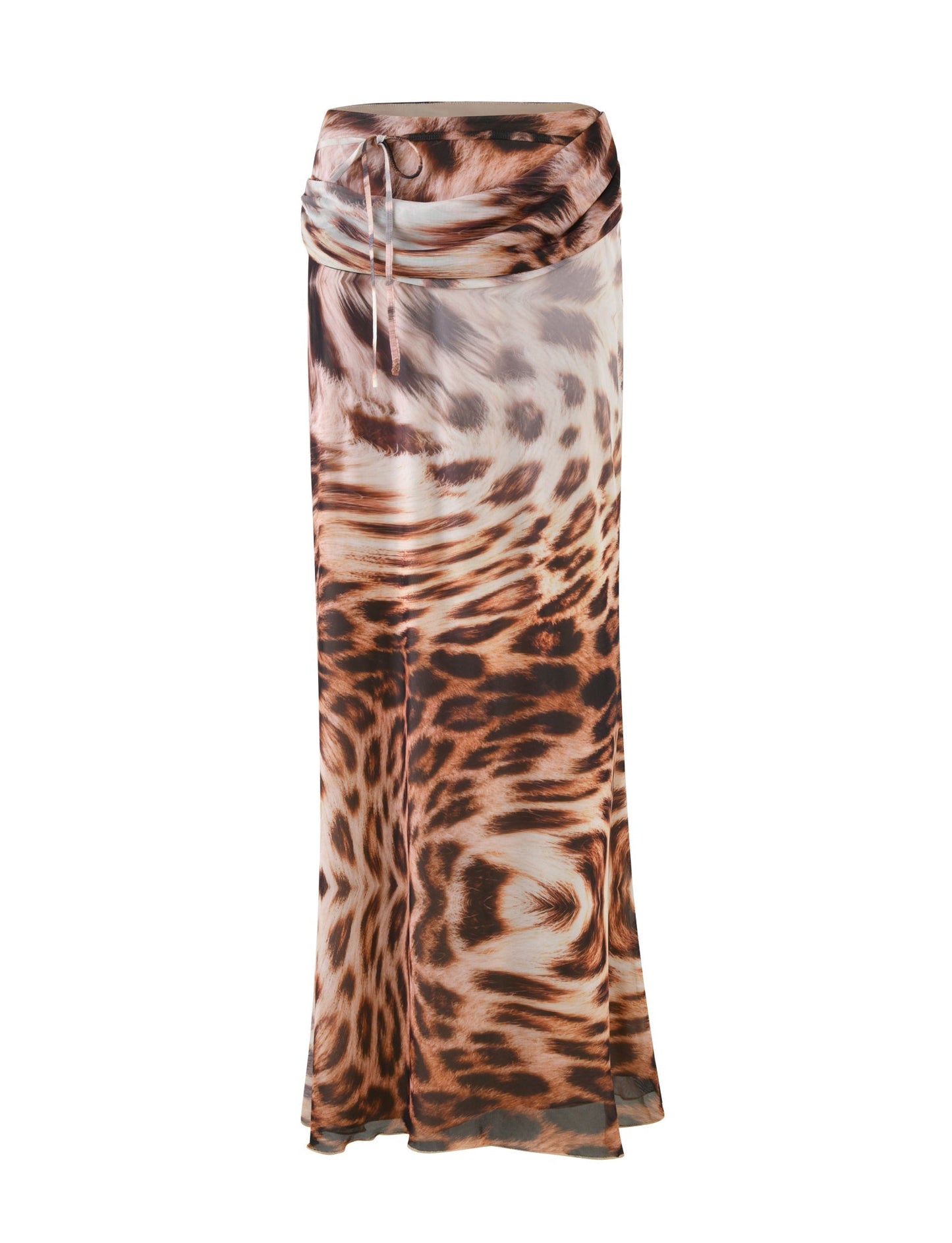 PEARL MAXI SKIRT - NEUTRAL : LEOPARD : LEOPARD HAZE