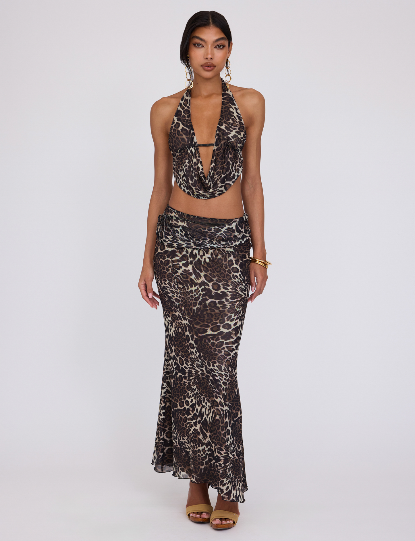 PEARL TOP - MULTI : LEOPARD