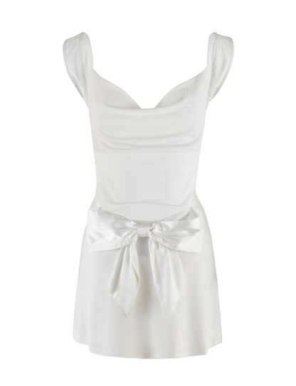 ZITA MINI DRESS - WHITE