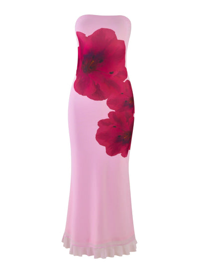 LILLIAN DRESS - PINK : BABY PINK