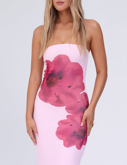 LILLIAN DRESS - PINK : BABY PINK