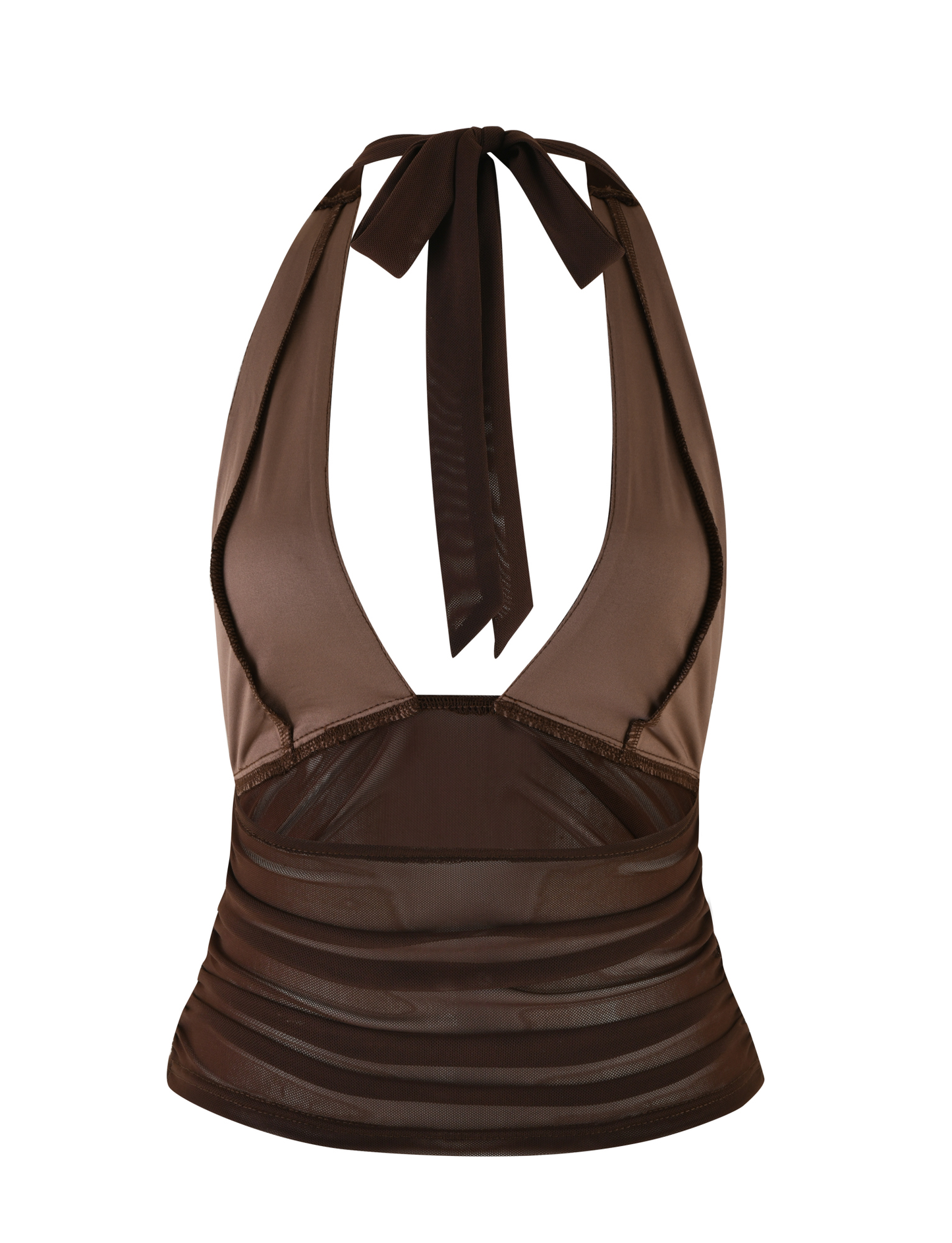 BRESILY TOP - BROWN : CHOCOLATE
