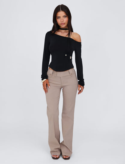 MIETTA TOP - BLACK