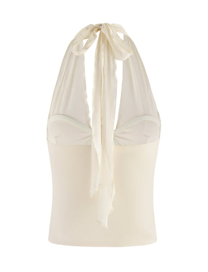GRANGER TOP - WHITE : CREAM