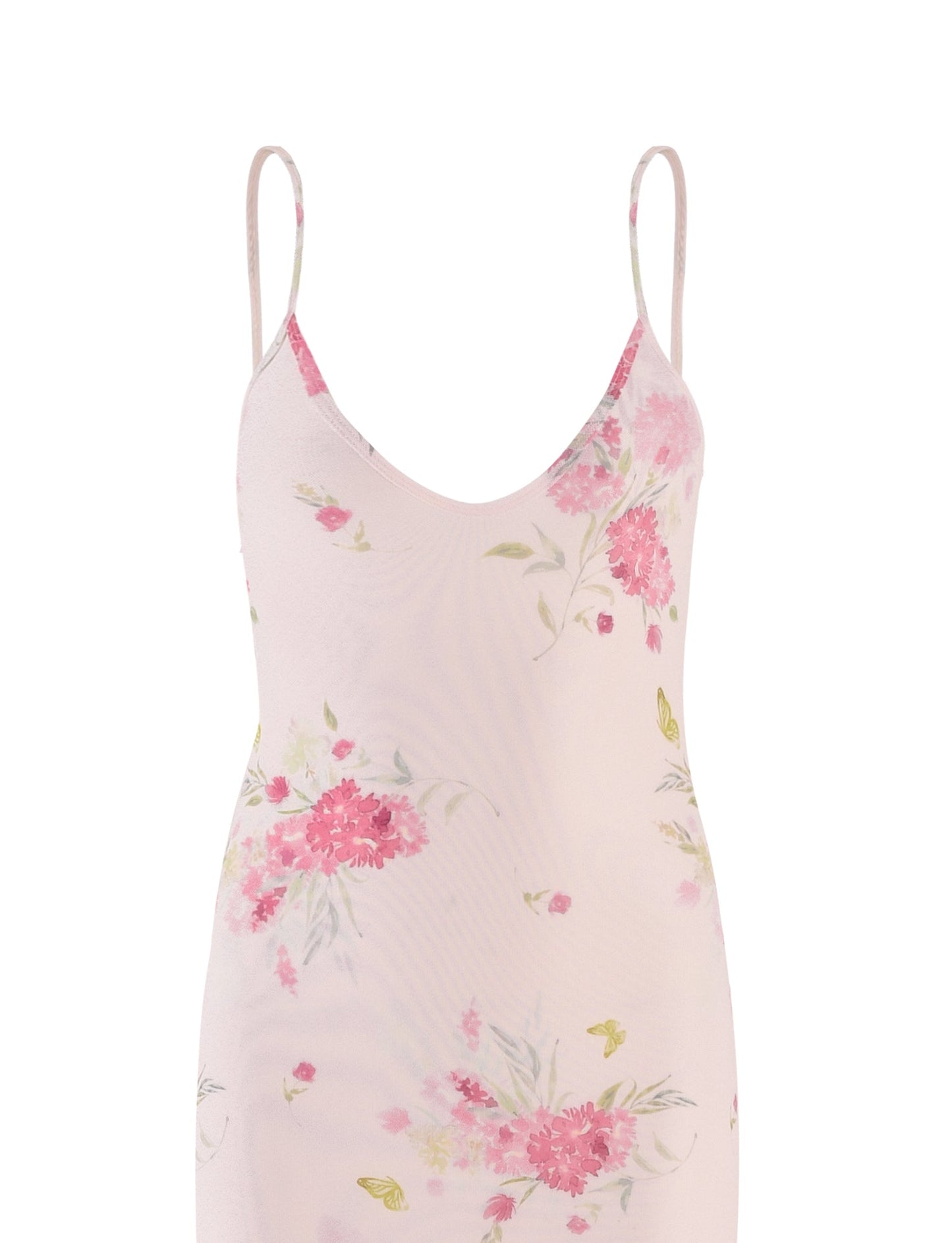 OSIRIS DRESS - PINK : FLORAL : WATER COLOUR FLORAL
