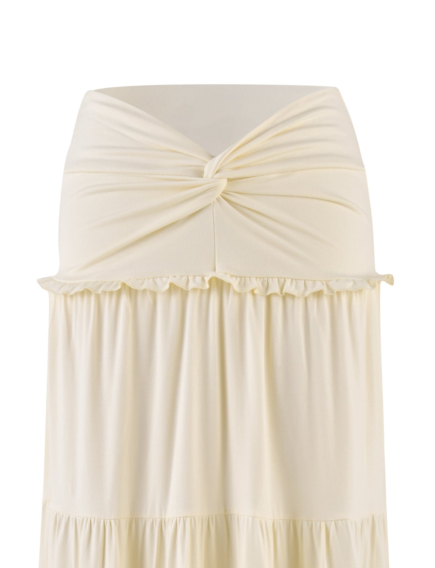 KATYA MAXI SKIRT - WHITE : CREAM