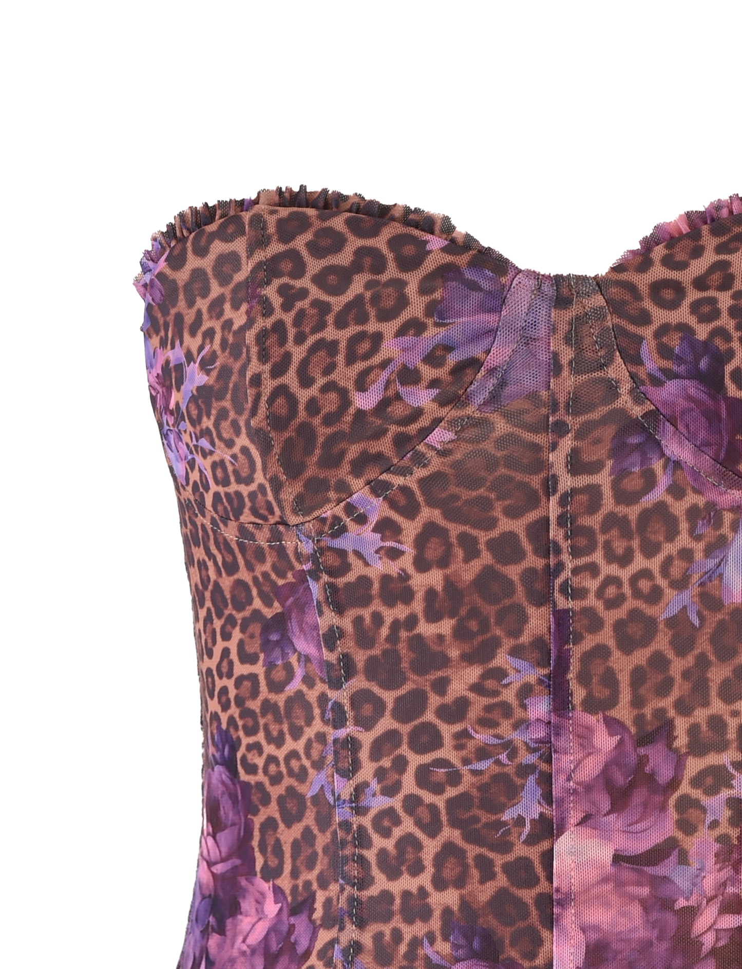 HOLLIS TOP - NEUTRAL : FLORAL : FLORAL LEOPARD