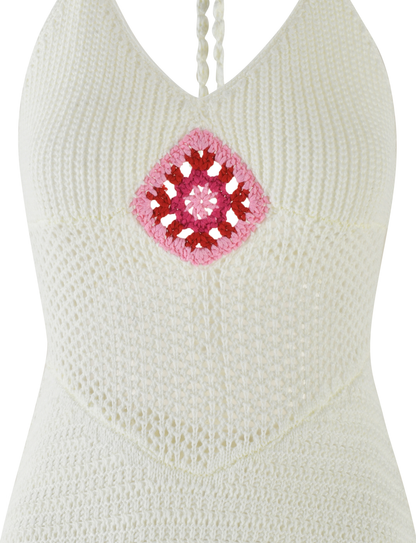 TENZIN MINI DRESS - CREAM