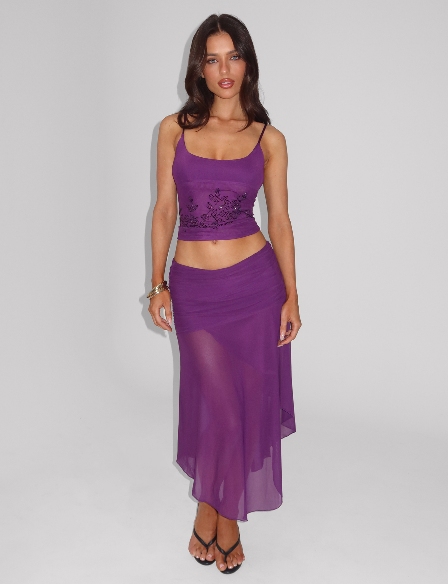 MARIANA SKIRT - PURPLE