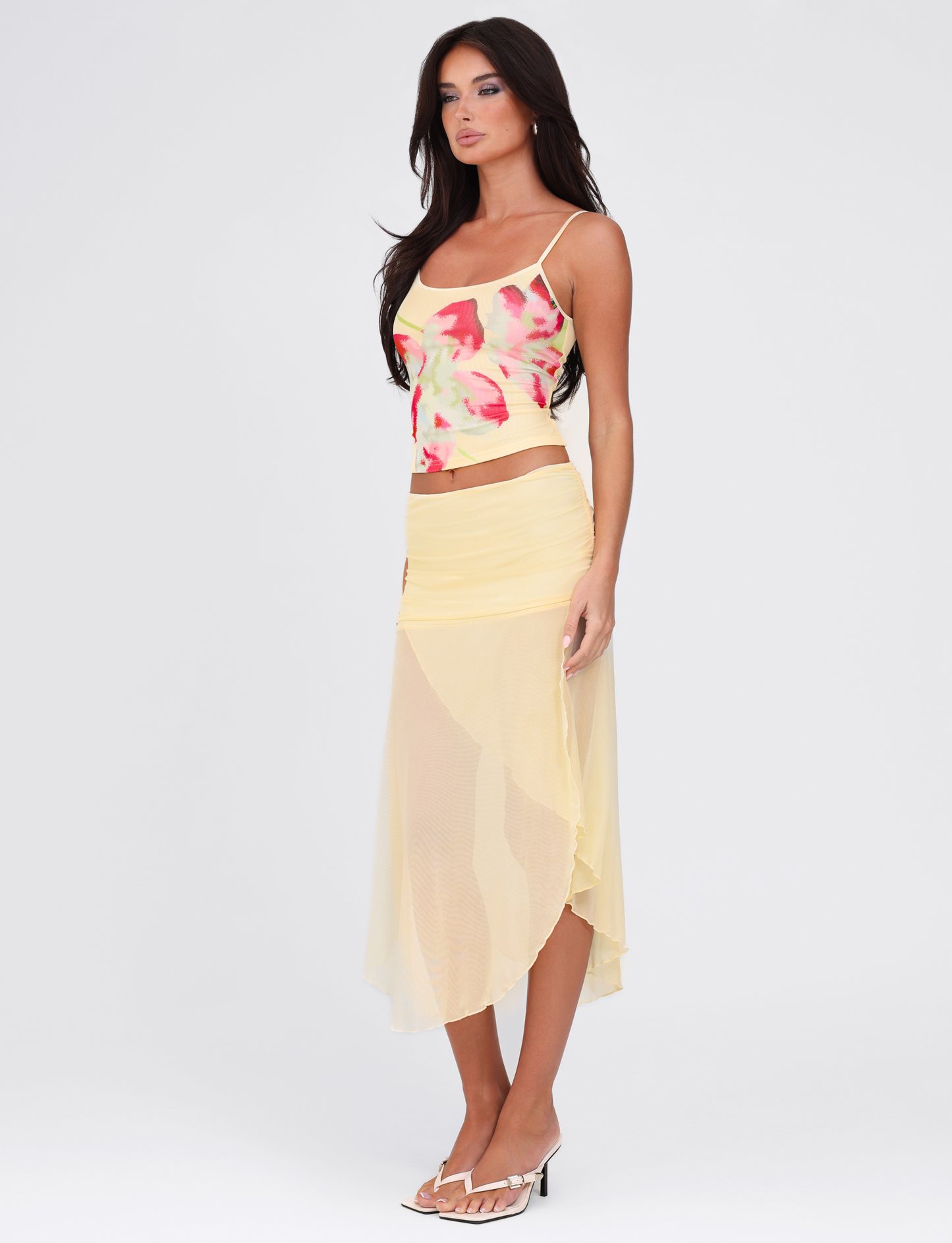MARIANA SKIRT - YELLOW : PALE YELLOW