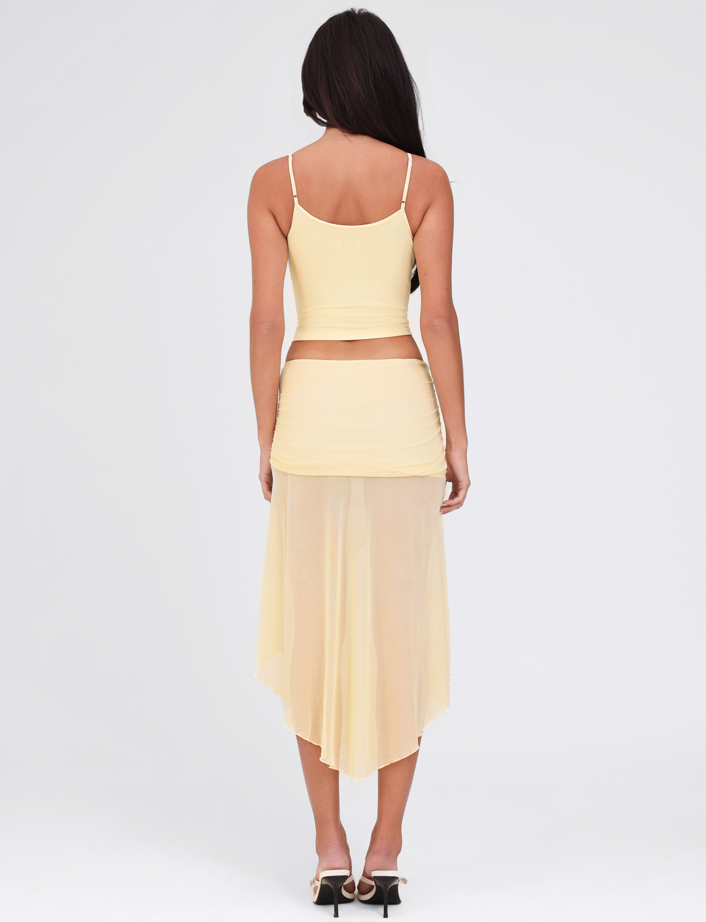 MARIANA SKIRT - YELLOW : PALE YELLOW