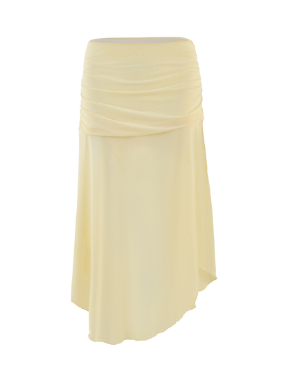 MARIANA SKIRT - YELLOW : PALE YELLOW