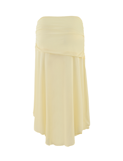 MARIANA SKIRT - YELLOW : PALE YELLOW