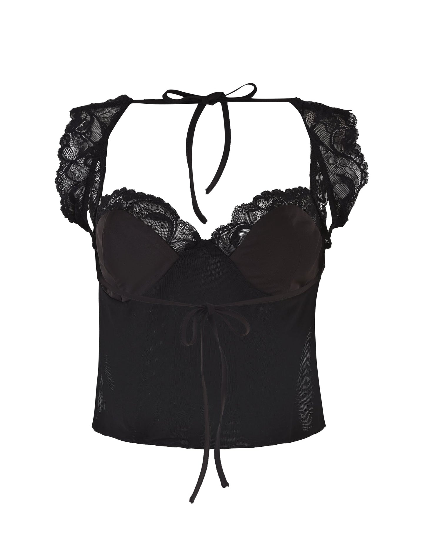NYOMI TOP - BLACK
