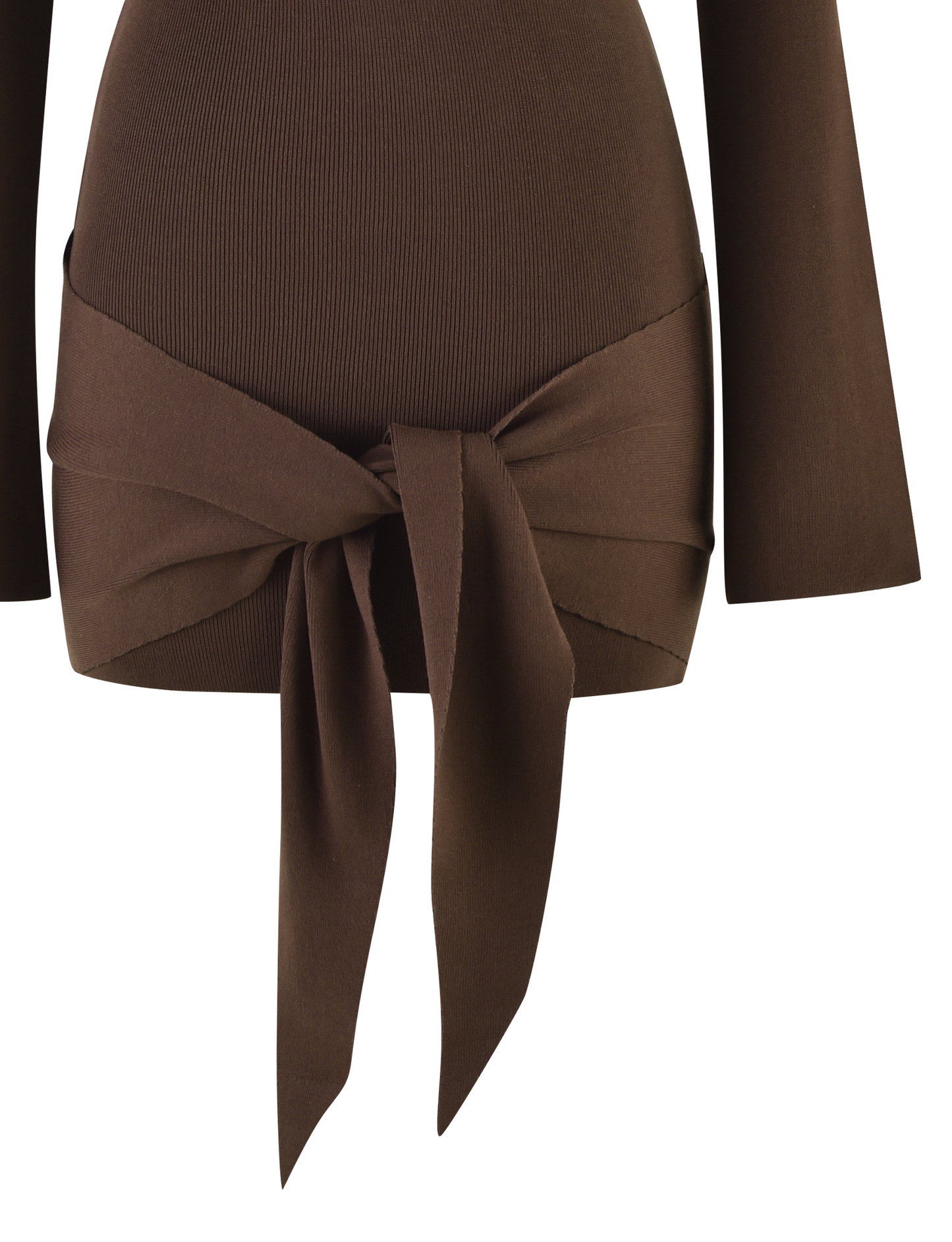 CYPRESS MINI DRESS - BROWN : CHOCOLATE