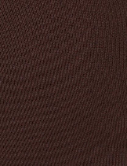 CYPRESS MINI DRESS - BROWN : CHOCOLATE