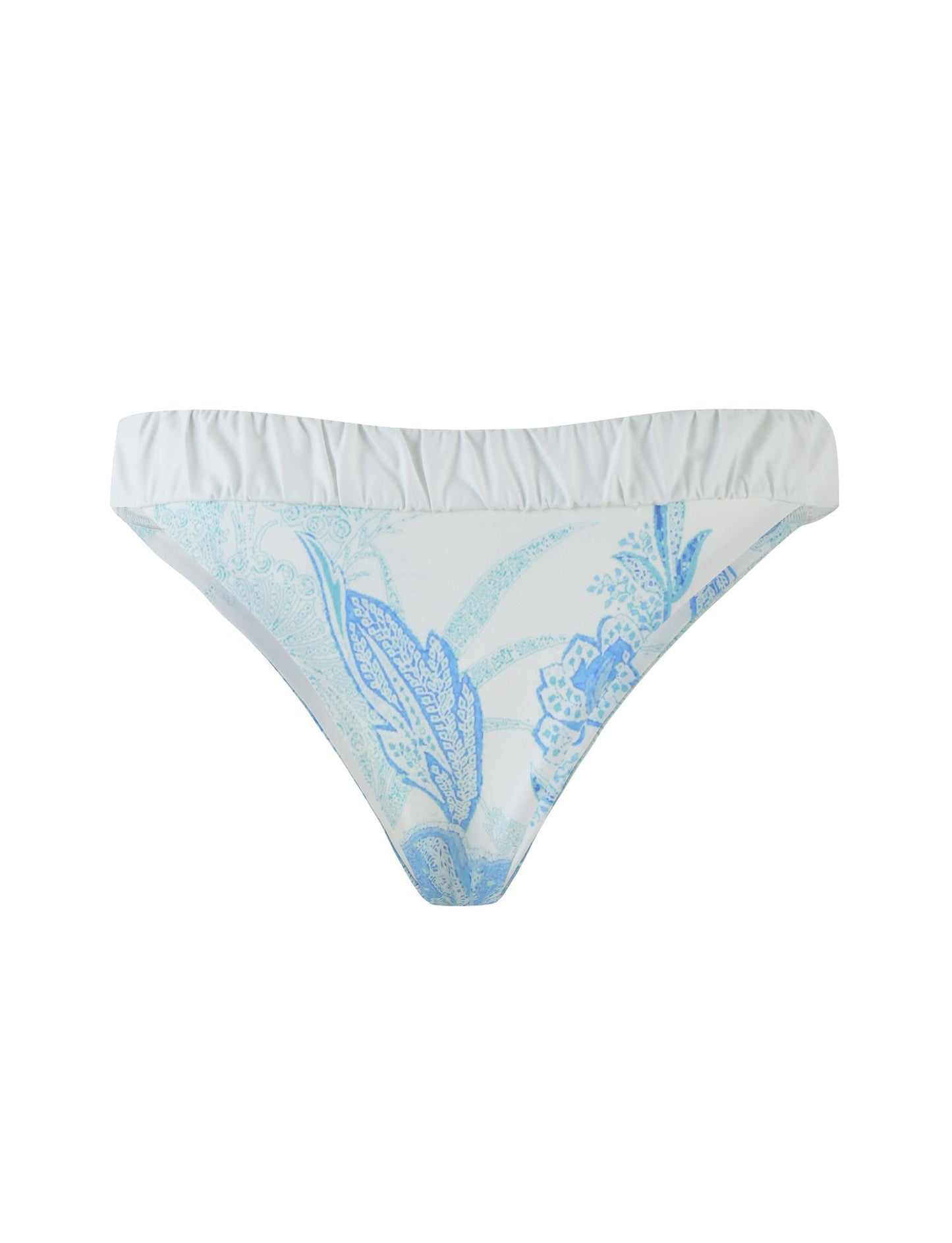 AMARAN BIKINI BOTTOM - BLUE : FLORAL TAPESTRY