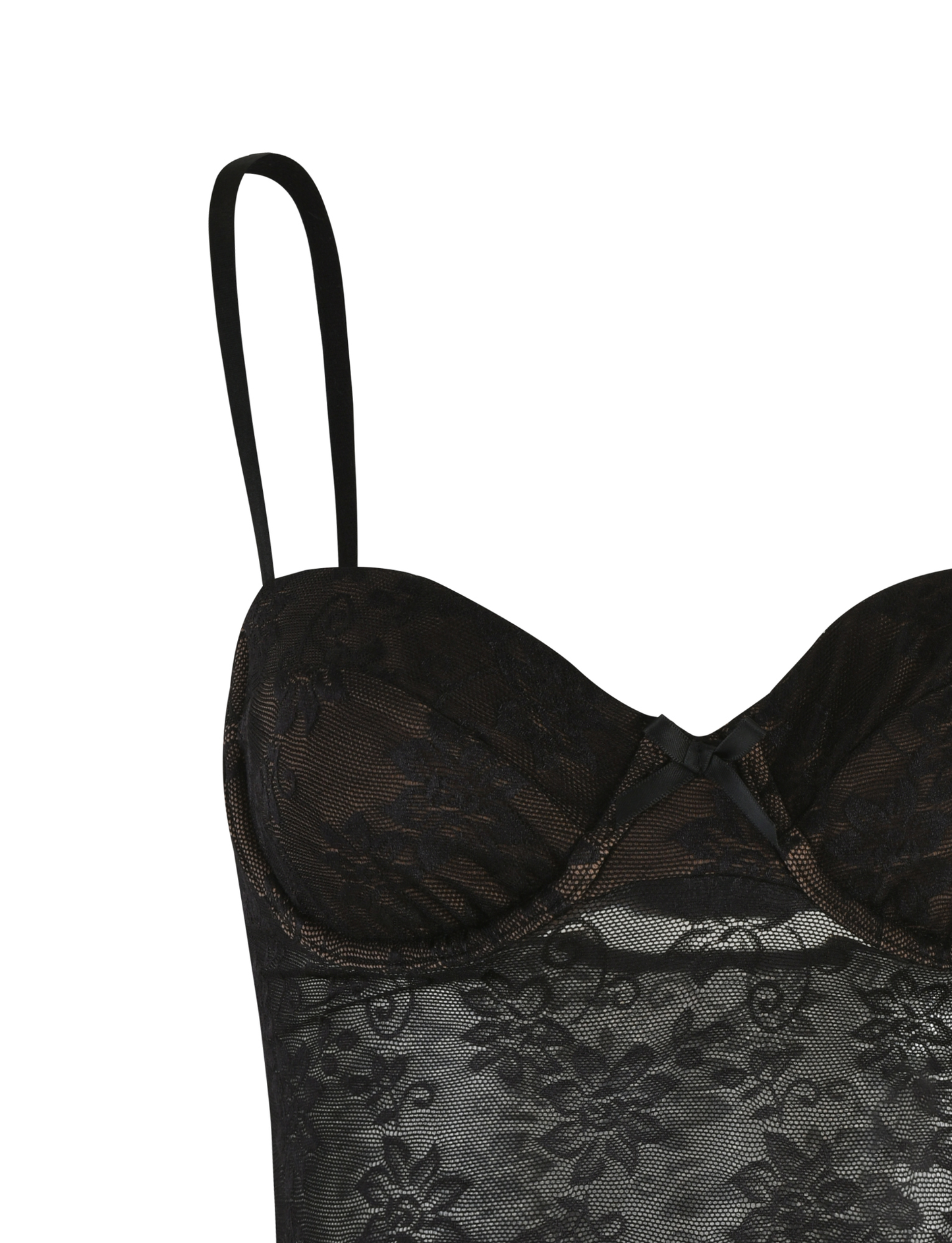 CHARLEIGH TOP - BLACK : LACE
