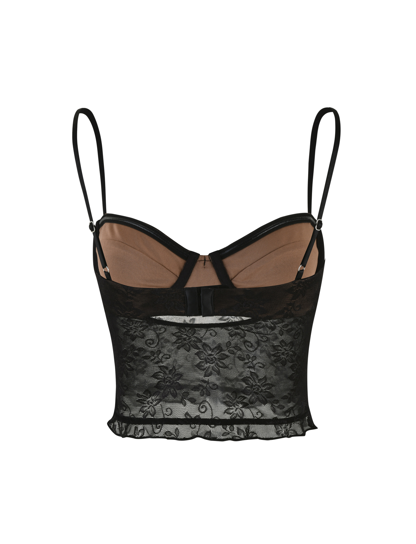 CHARLEIGH TOP - BLACK : LACE