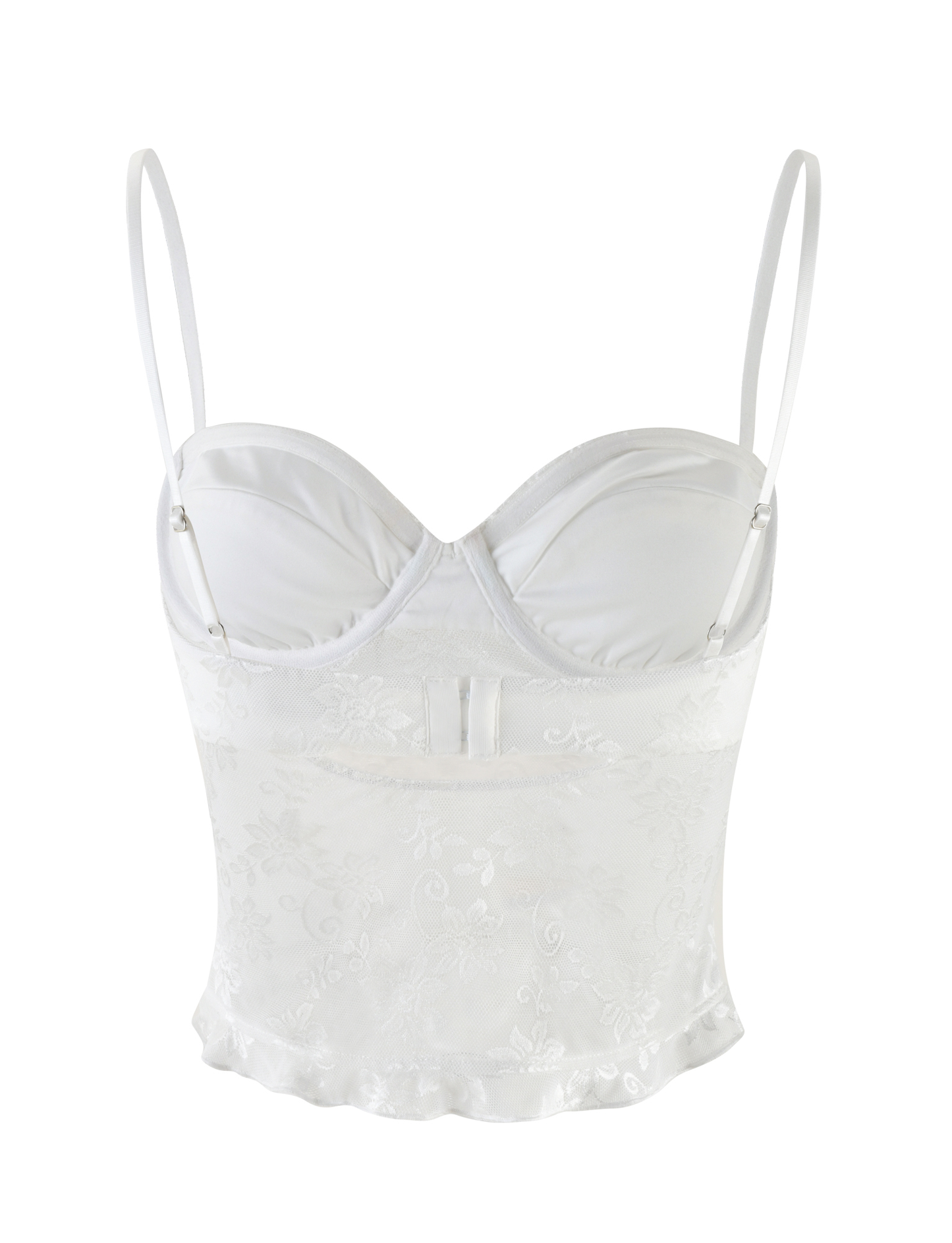 CHARLEIGH TOP - WHITE : LACE
