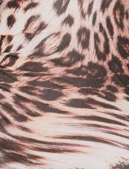 ALLIRA MESH MINI DRESS 2.0 - NEUTRAL : LEOPARD : LEOPARD HAZE
