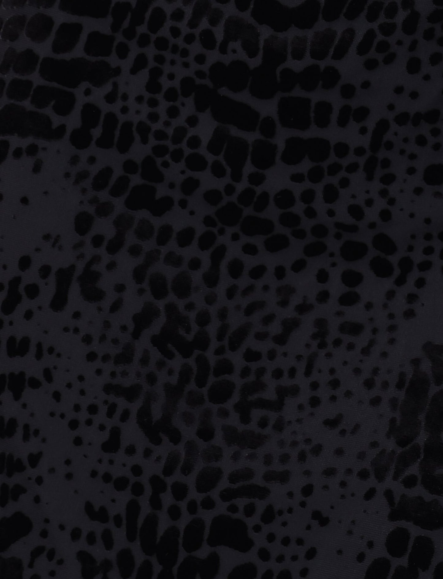 ALLIRA BURNOUT MINI DRESS 2.0 - BLACK : SNAKE
