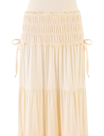 DENALI HALTER DRESS - NEUTRAL : BONE