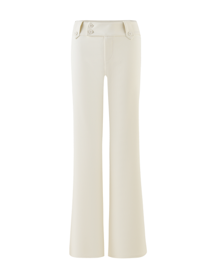 KITTIE PANT - WHITE : CREAM