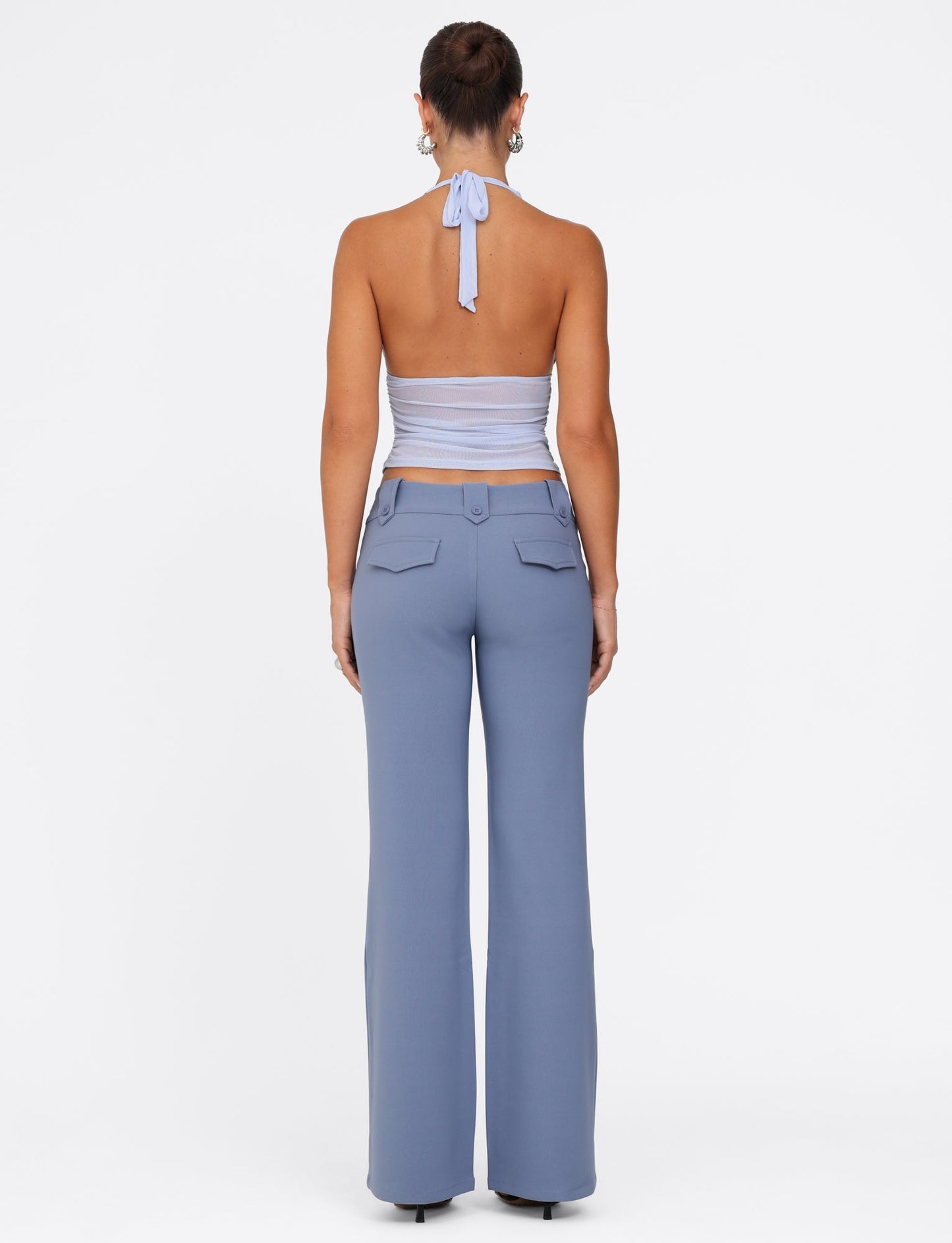 KITTIE PANT - BLUE : STEEL BLUE
