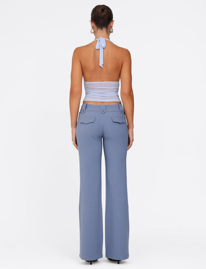 KITTIE PANT - BLUE : STEEL BLUE