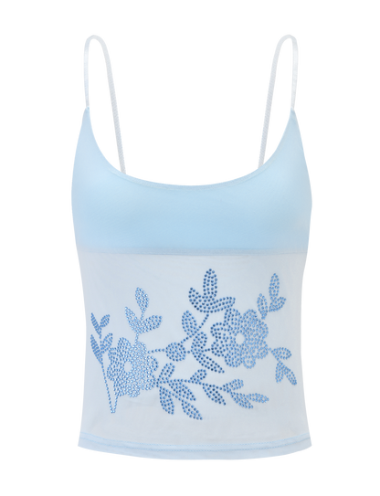 OCTAVIA TOP - BABY BLUE