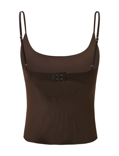 OCTAVIA TOP - CHOCOLATE