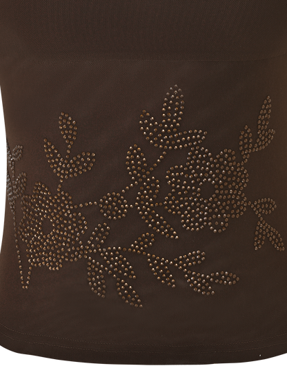 OCTAVIA TOP - CHOCOLATE