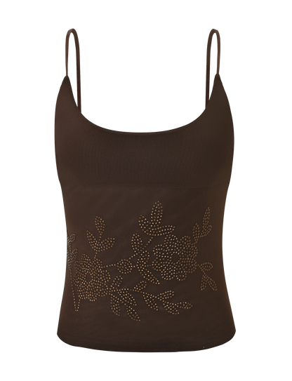 OCTAVIA TOP - CHOCOLATE