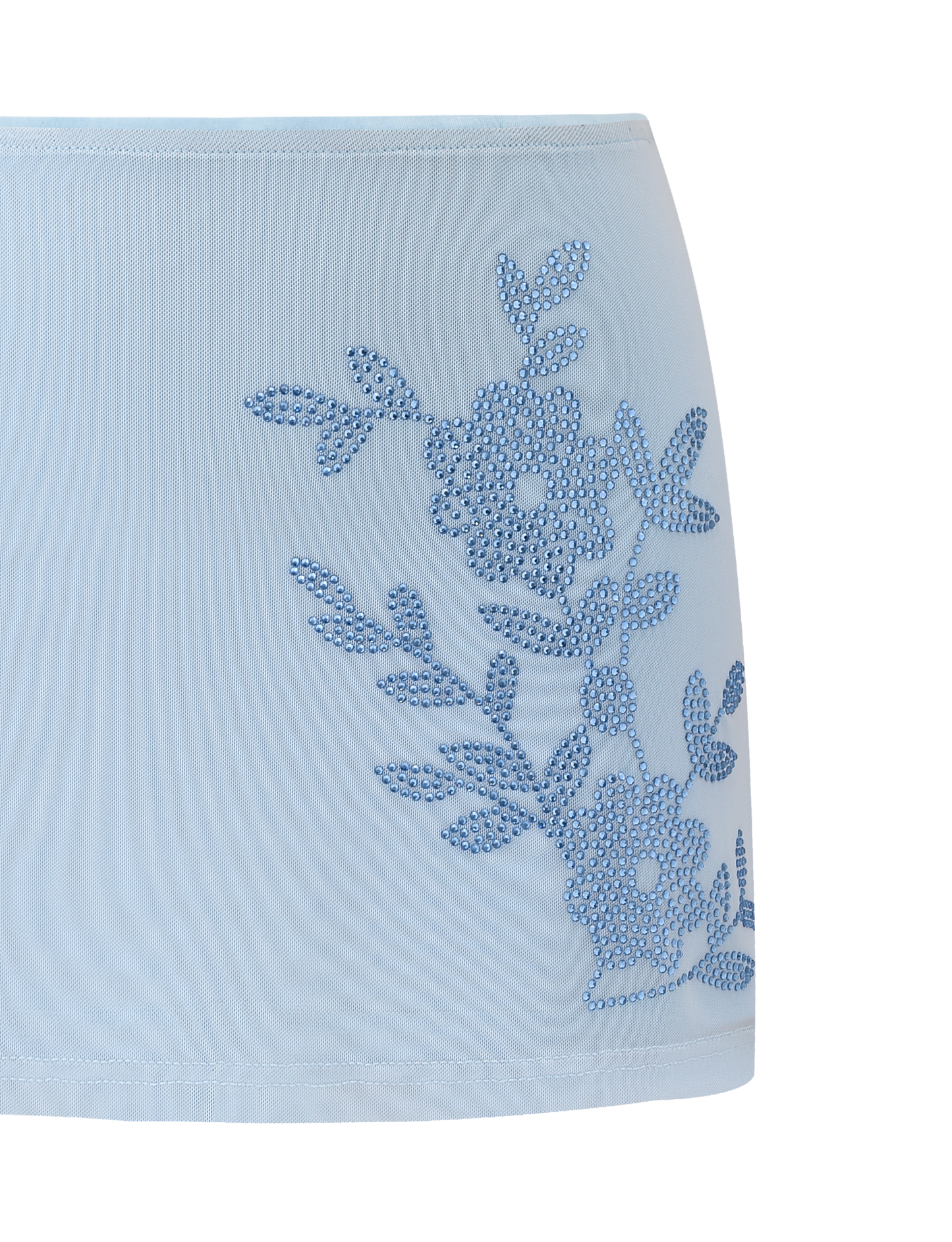 OCTAVIA MINI SKIRT - BABY BLUE