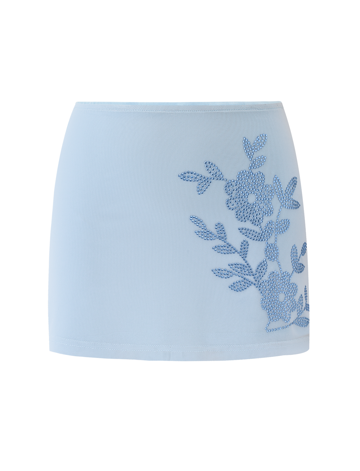 OCTAVIA MINI SKIRT - BABY BLUE
