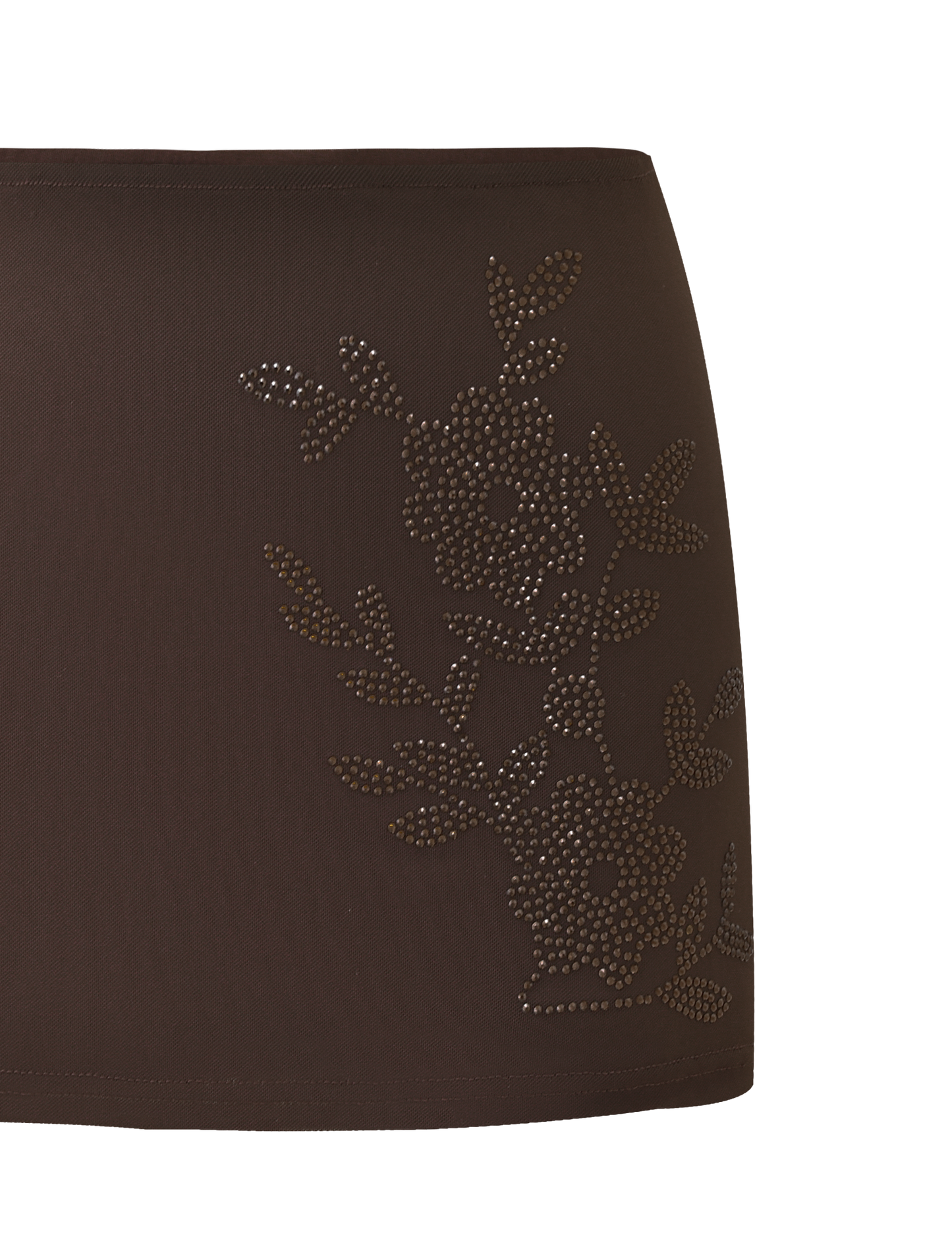 OCTAVIA MINI SKIRT - CHOCOLATE SPARKLE