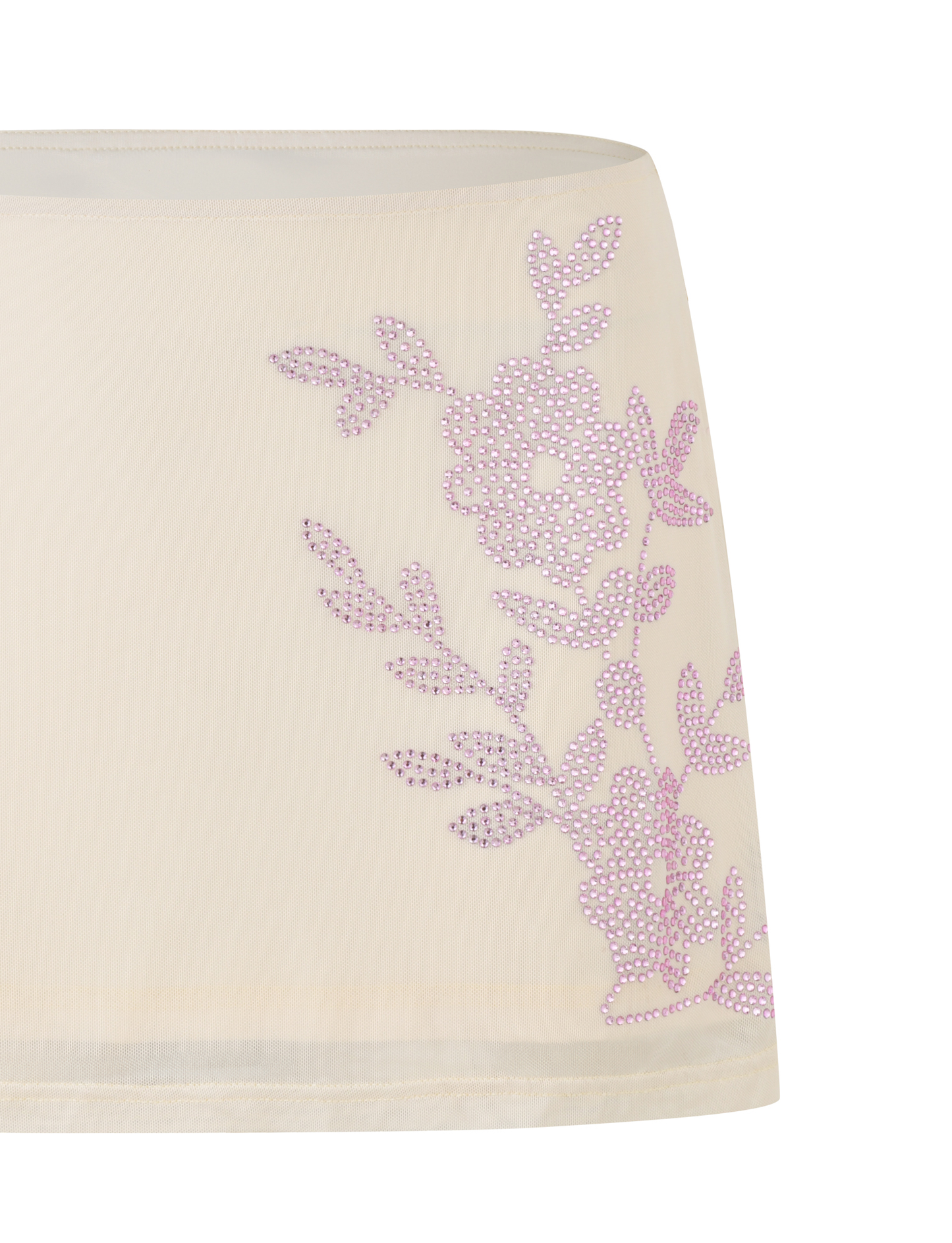 OCTAVIA MINI SKIRT - NEUTRAL : CREAM