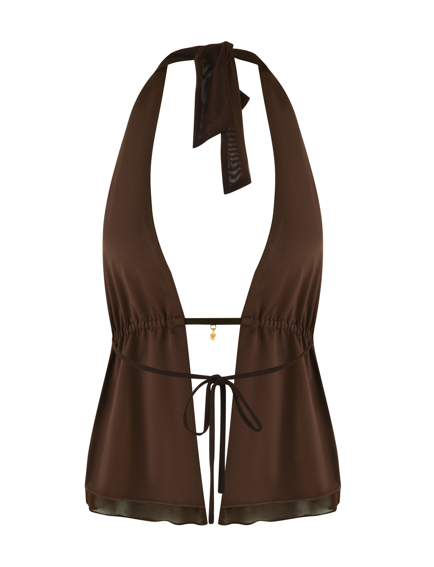 ESHA TOP - BROWN : CHOCOLATE