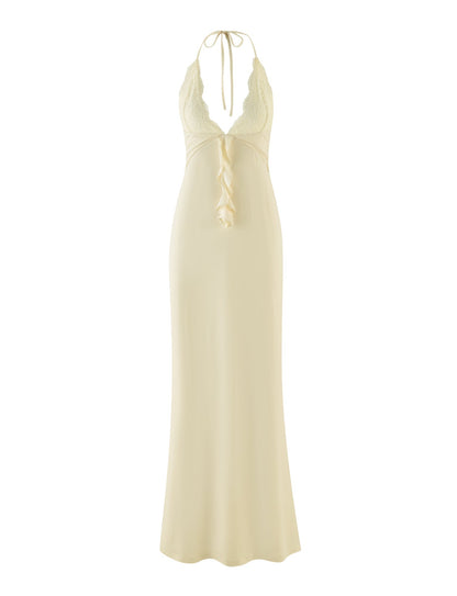 DEENA MAXI DRESS - YELLOW : LEMON