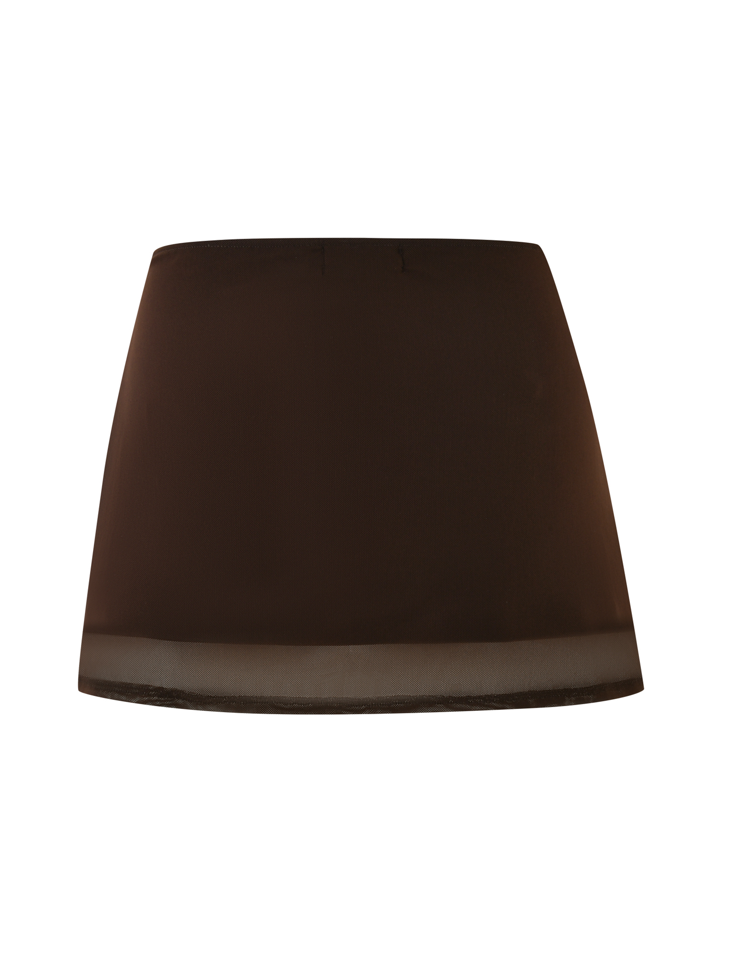OCTAVIA MINI SKIRT - BROWN : CHOCOLATE